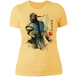 T-Shirts Banana Cream/ / S Ice Warrior Sumi-E Women's Premium T-Shirt