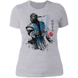 T-Shirts Heather Grey / S Ice Warrior Sumi-E Women's Premium T-Shirt