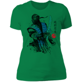 T-Shirts Kelly Green / S Ice Warrior Sumi-E Women's Premium T-Shirt