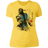 T-Shirts Vibrant Yellow / S Ice Warrior Sumi-E Women's Premium T-Shirt