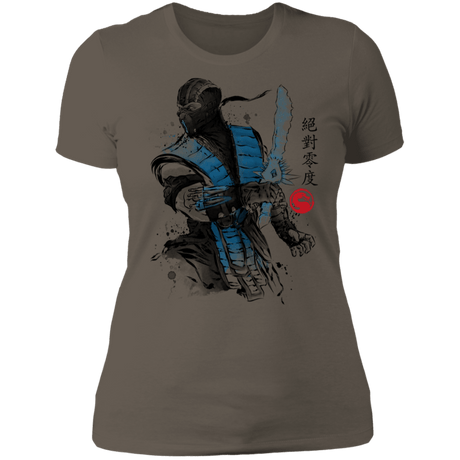 T-Shirts Warm Grey / S Ice Warrior Sumi-E Women's Premium T-Shirt