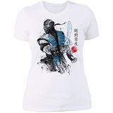 T-Shirts White / S Ice Warrior Sumi-E Women's Premium T-Shirt
