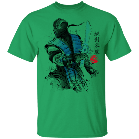 T-Shirts Irish Green / YXS Ice Warrior Sumi-E Youth T-Shirt