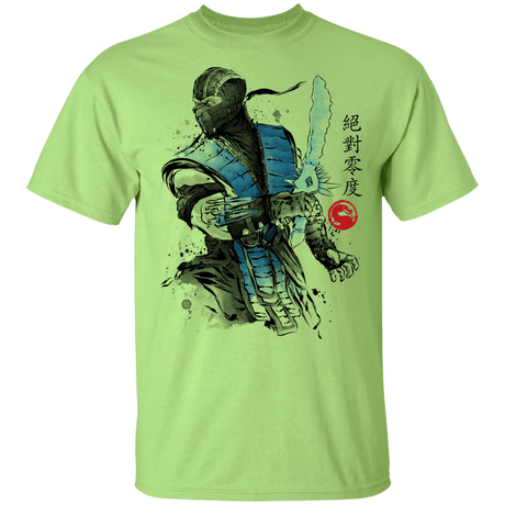 T-Shirts Mint Green / YXS Ice Warrior Sumi-E Youth T-Shirt