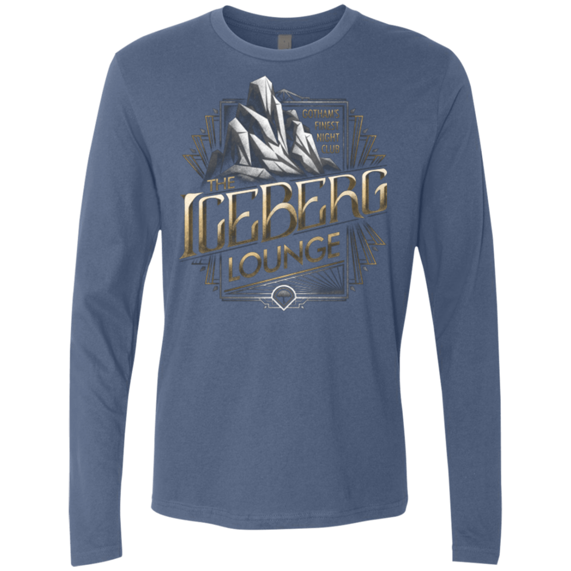T-Shirts Indigo / Small Iceberg Lounge Men's Premium Long Sleeve