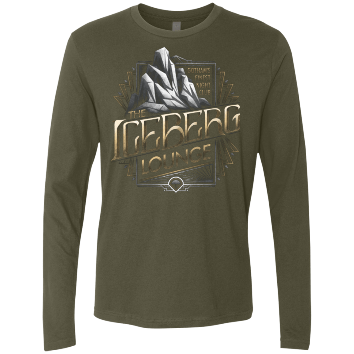 T-Shirts Military Green / Small Iceberg Lounge Men's Premium Long Sleeve