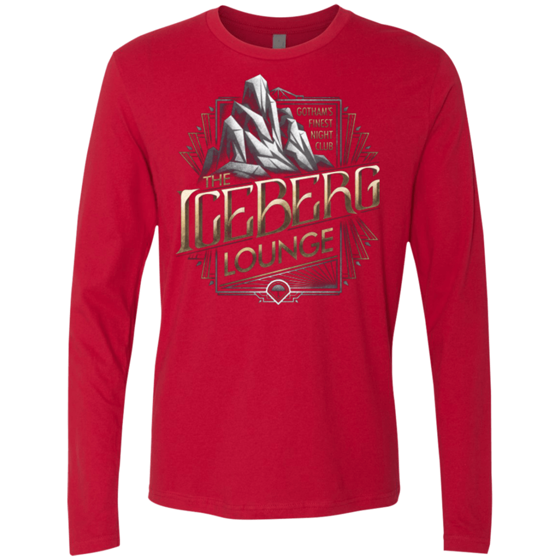T-Shirts Red / Small Iceberg Lounge Men's Premium Long Sleeve