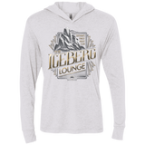 T-Shirts Heather White / X-Small Iceberg Lounge Triblend Long Sleeve Hoodie Tee