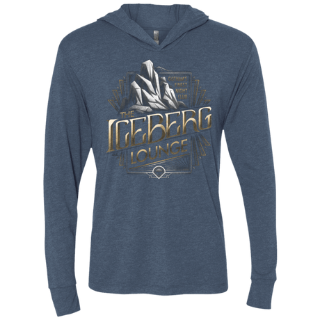 T-Shirts Indigo / X-Small Iceberg Lounge Triblend Long Sleeve Hoodie Tee