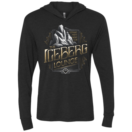 T-Shirts Vintage Black / X-Small Iceberg Lounge Triblend Long Sleeve Hoodie Tee