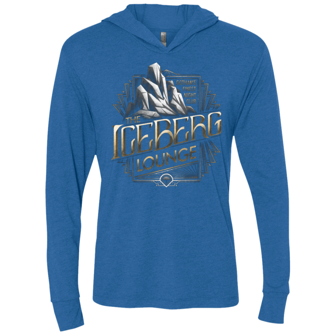 T-Shirts Vintage Royal / X-Small Iceberg Lounge Triblend Long Sleeve Hoodie Tee