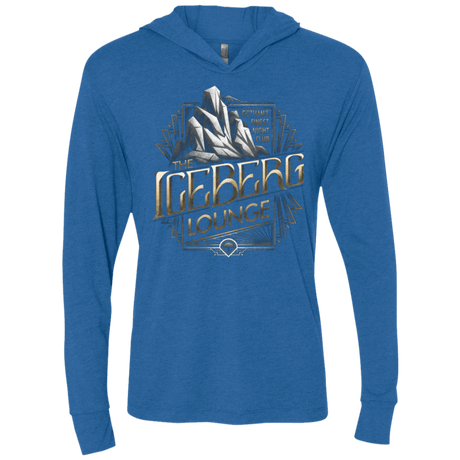 T-Shirts Vintage Royal / X-Small Iceberg Lounge Triblend Long Sleeve Hoodie Tee