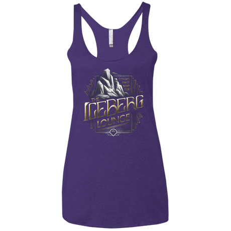 T-Shirts Purple / X-Small Iceberg Lounge Women's Triblend Racerback Tank