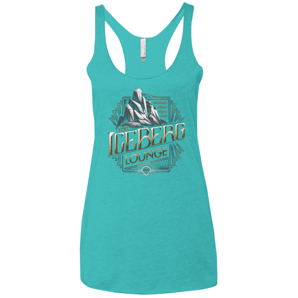 T-Shirts Tahiti Blue / X-Small Iceberg Lounge Women's Triblend Racerback Tank