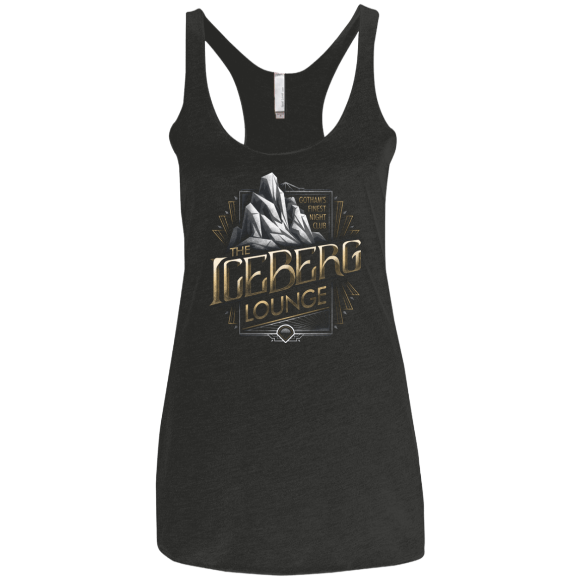 T-Shirts Vintage Black / X-Small Iceberg Lounge Women's Triblend Racerback Tank