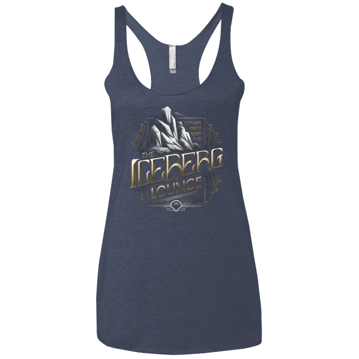 T-Shirts Vintage Navy / X-Small Iceberg Lounge Women's Triblend Racerback Tank