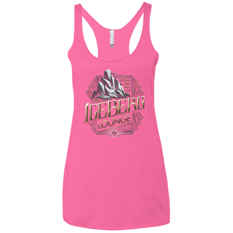 T-Shirts Vintage Pink / X-Small Iceberg Lounge Women's Triblend Racerback Tank