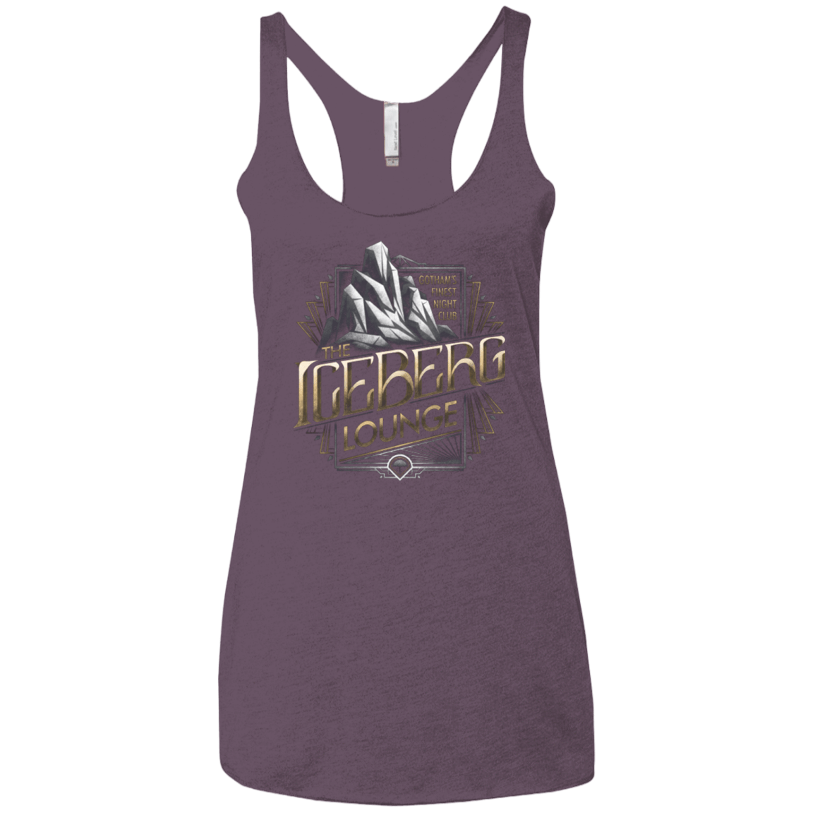 T-Shirts Vintage Purple / X-Small Iceberg Lounge Women's Triblend Racerback Tank