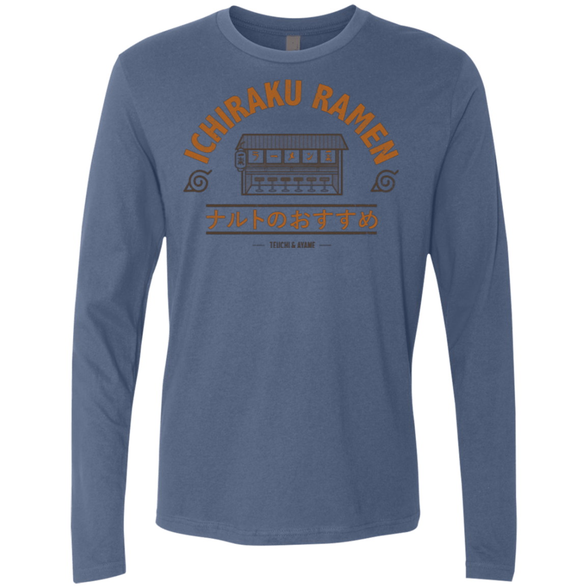 T-Shirts Indigo / Small Ichiraku Men's Premium Long Sleeve