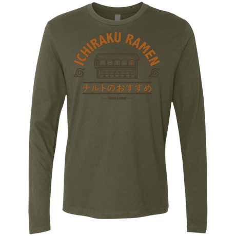 T-Shirts Military Green / Small Ichiraku Men's Premium Long Sleeve