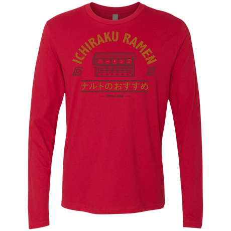 T-Shirts Red / Small Ichiraku Men's Premium Long Sleeve