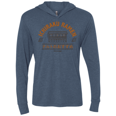 T-Shirts Indigo / X-Small Ichiraku Triblend Long Sleeve Hoodie Tee