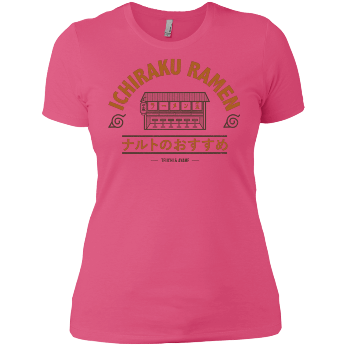 T-Shirts Hot Pink / X-Small Ichiraku Women's Premium T-Shirt