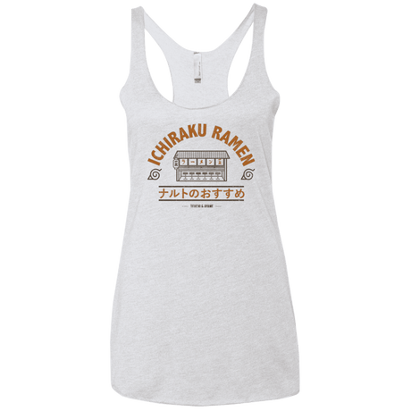 T-Shirts Heather White / X-Small Ichiraku Women's Triblend Racerback Tank