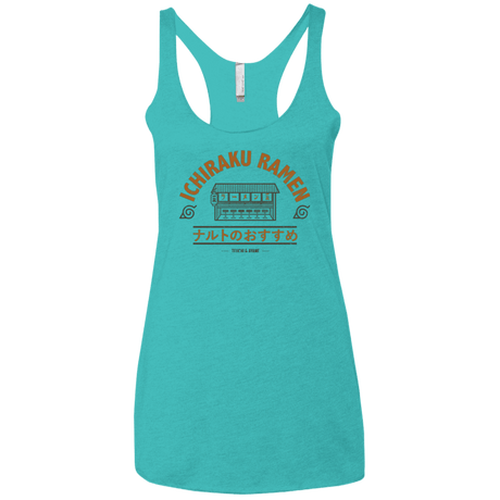 T-Shirts Tahiti Blue / X-Small Ichiraku Women's Triblend Racerback Tank