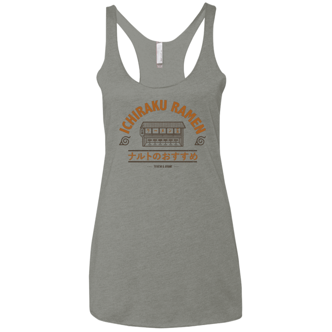 T-Shirts Venetian Grey / X-Small Ichiraku Women's Triblend Racerback Tank