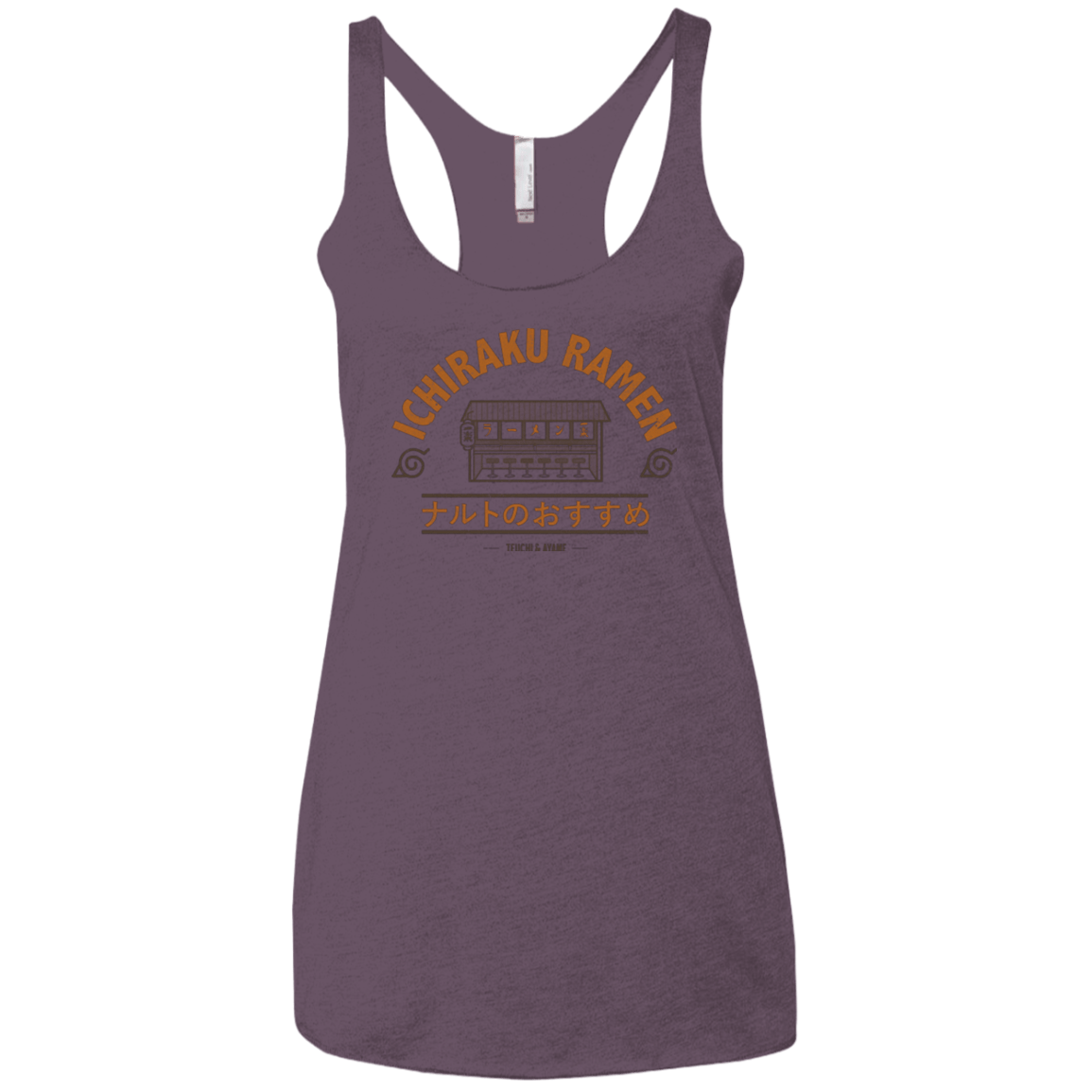 T-Shirts Vintage Purple / X-Small Ichiraku Women's Triblend Racerback Tank