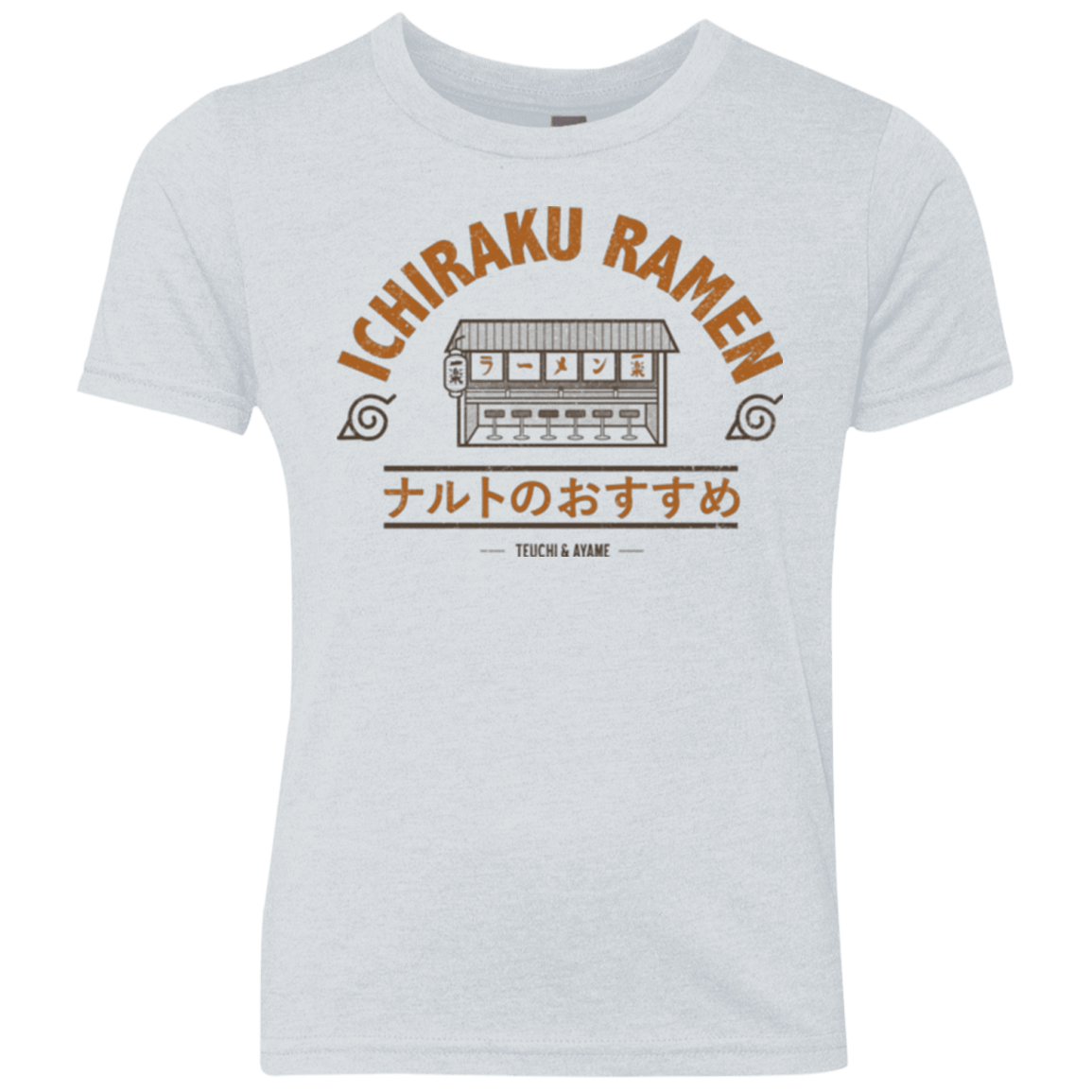 T-Shirts Heather White / YXS Ichiraku Youth Triblend T-Shirt