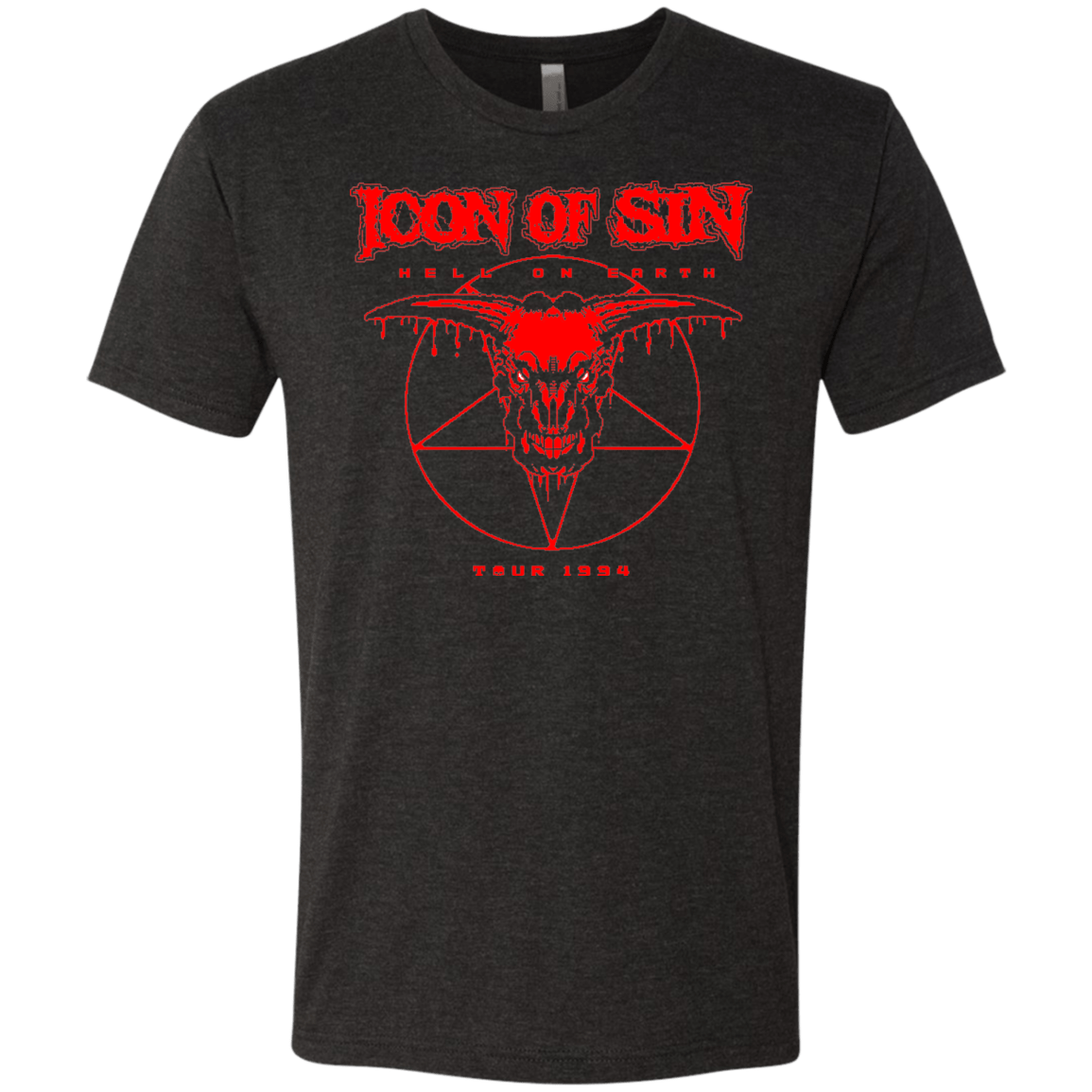 T-Shirts Vintage Black / Small Icon of Sin Men's Triblend T-Shirt