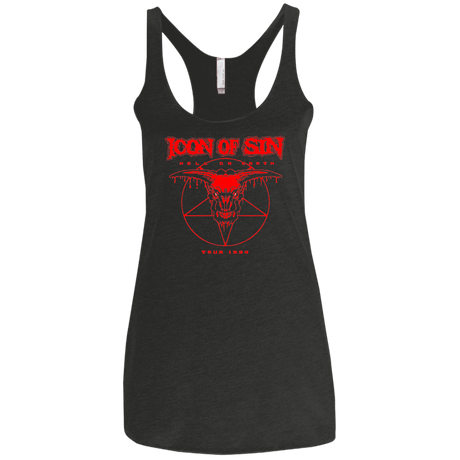 T-Shirts Vintage Black / X-Small Icon of Sin Women's Triblend Racerback Tank