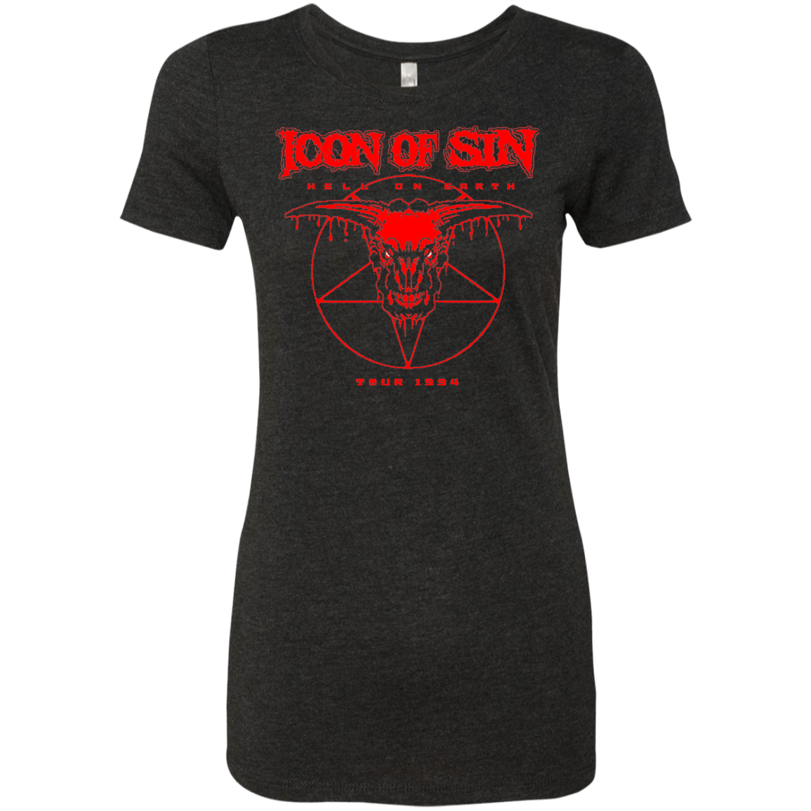 T-Shirts Vintage Black / Small Icon of Sin Women's Triblend T-Shirt