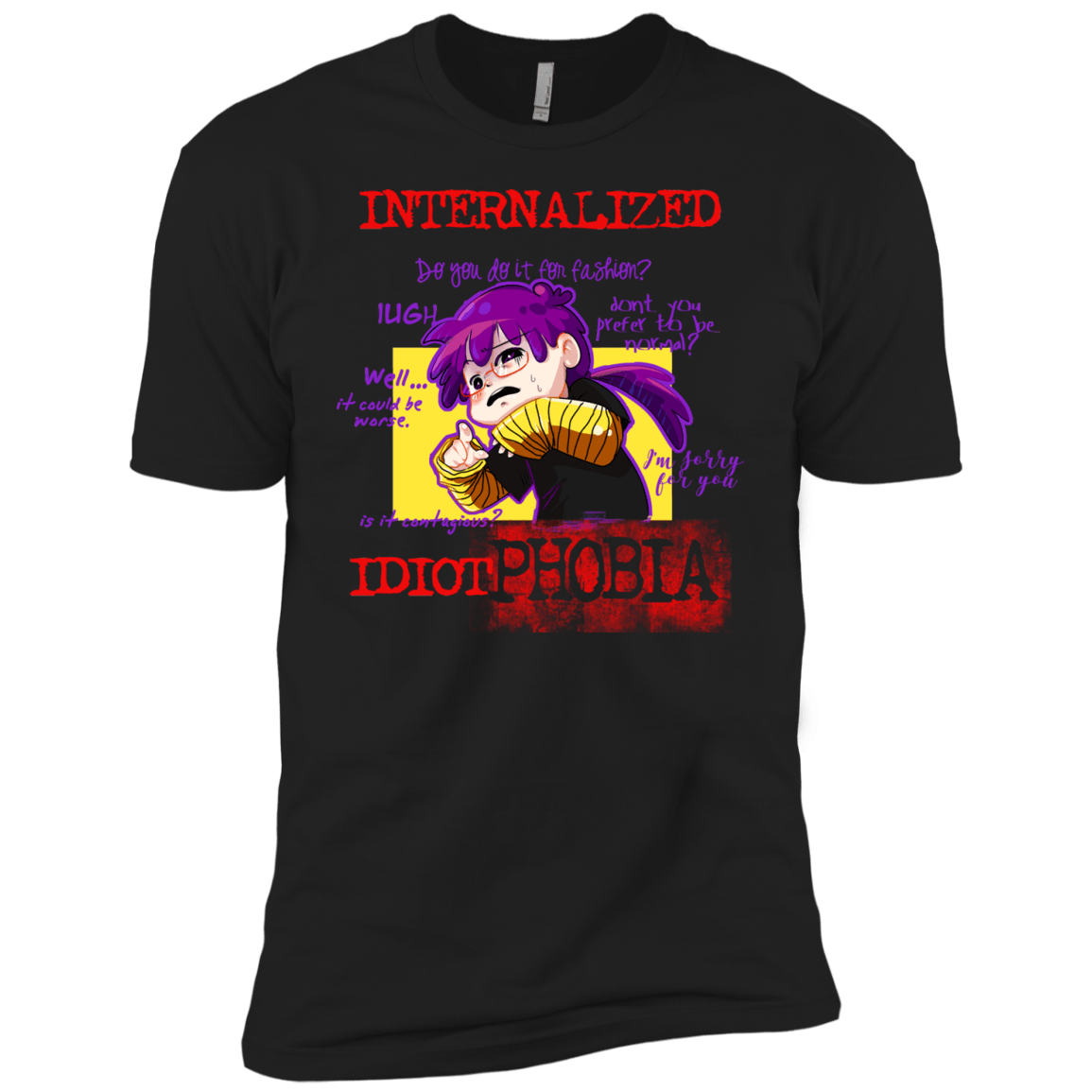 Idiot phobia Boys Premium T-Shirt