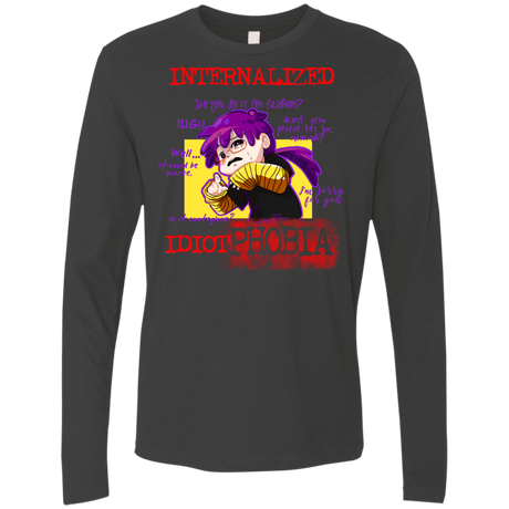 T-Shirts Heavy Metal / Small Idiot phobia Men's Premium Long Sleeve