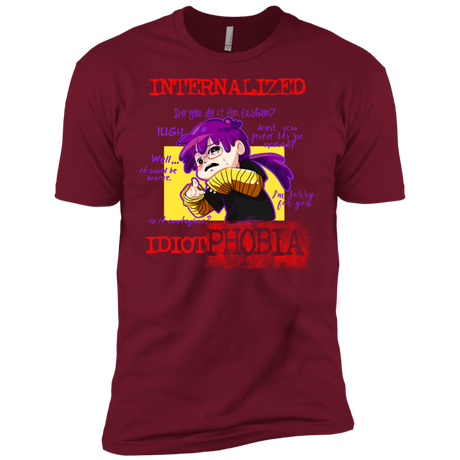 T-Shirts Cardinal / X-Small Idiot phobia Men's Premium T-Shirt