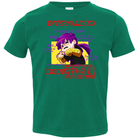 T-Shirts Kelly / 2T Idiot phobia Toddler Premium T-Shirt