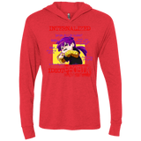 T-Shirts Vintage Red / X-Small Idiot phobia Triblend Long Sleeve Hoodie Tee