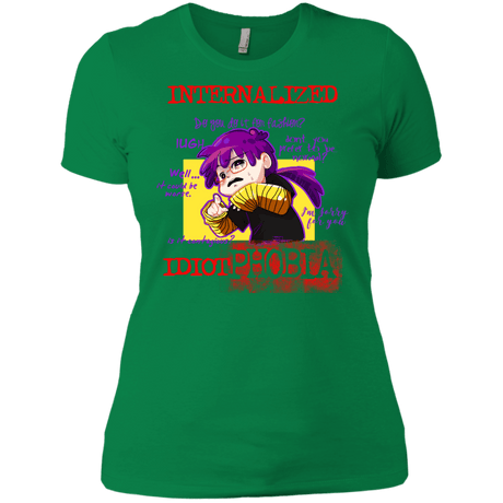 T-Shirts Kelly Green / X-Small Idiot phobia Women's Premium T-Shirt