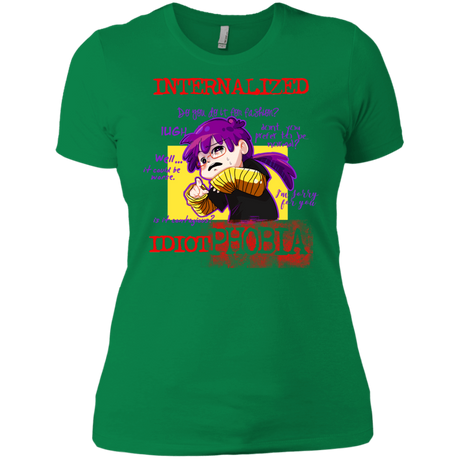 T-Shirts Kelly Green / X-Small Idiot phobia Women's Premium T-Shirt