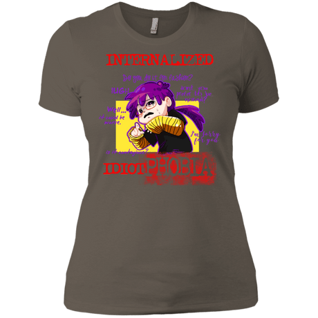 T-Shirts Warm Grey / X-Small Idiot phobia Women's Premium T-Shirt