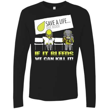 T-Shirts Black / Small If It Bleeds We Can Kill It Men's Premium Long Sleeve