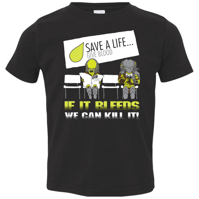 T-Shirts Black / 2T If It Bleeds We Can Kill It Toddler Premium T-Shirt
