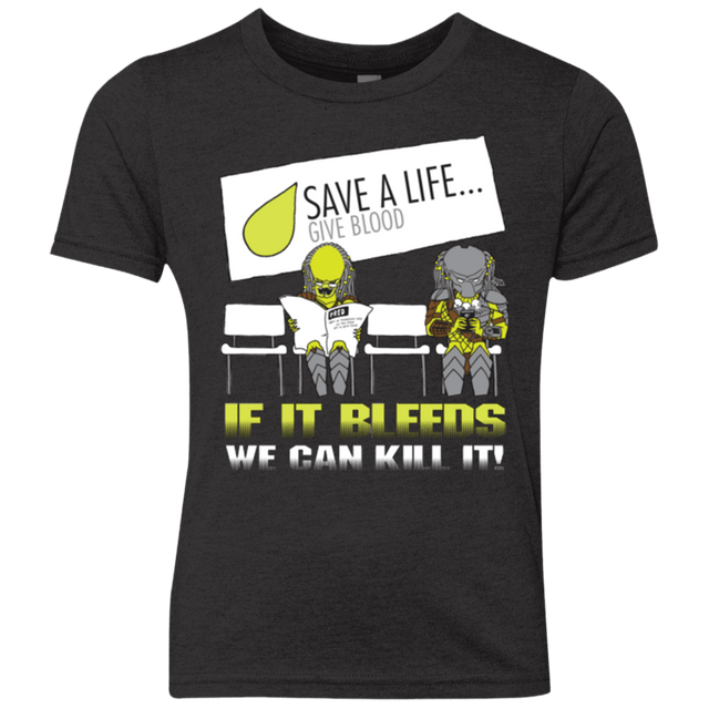 T-Shirts Vintage Black / YXS If It Bleeds We Can Kill It Youth Triblend T-Shirt