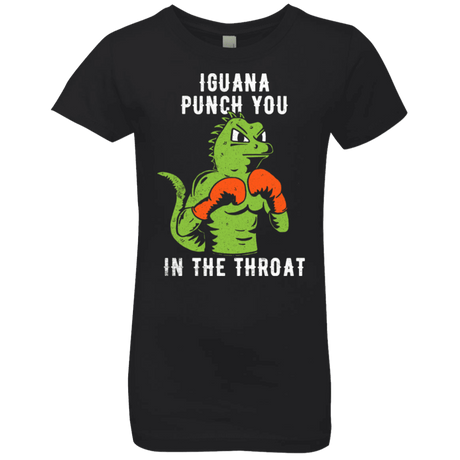 T-Shirts Black / YXS Iguana Punch You Girls Premium T-Shirt