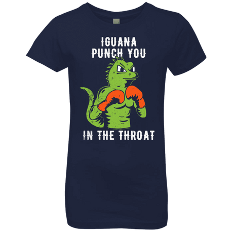 T-Shirts Midnight Navy / YXS Iguana Punch You Girls Premium T-Shirt