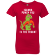 T-Shirts Red / YXS Iguana Punch You Girls Premium T-Shirt