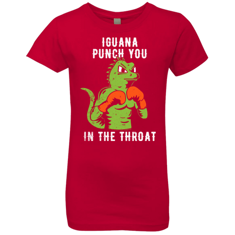 T-Shirts Red / YXS Iguana Punch You Girls Premium T-Shirt